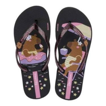 Imagem de Chinelo Ipanema Capivara Hype Dedo - Feminino - Preto-Feminino