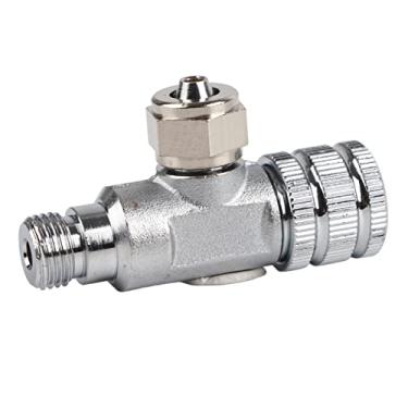 Imagem de HEEPDD Regulador de Co2 para Aquário, Válvula de Agulha de Aço Inoxidável Com Contador de Bolhas para Tanque de Peixes, Válvula de Micro Medição Com Superfície (de ajuste fino de cabeça única)