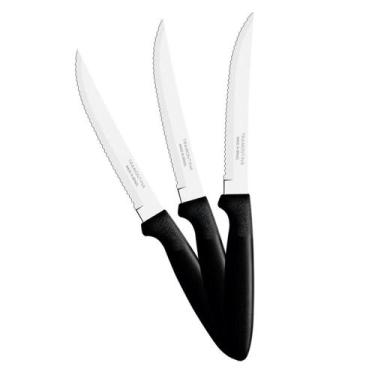 Imagem de KIT - 24 Facas para Churrasco Ipanema Com Lâmina em Aço Inox 5 POL Cab