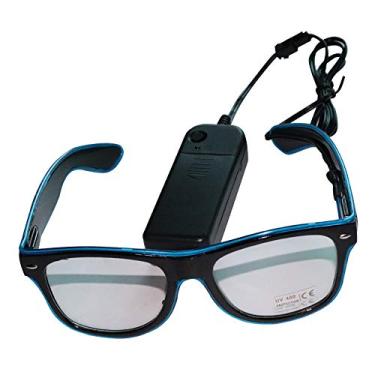 Imagem de Óculos LED YJ001 com Fio El Neon para Rave Brilho Piscante Festa Clube Feriado Decorativos 10 Estilos de Iluminação Luz Constante Modos Pisca Lento De