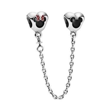 Imagem de Pingente De Charme De Prata 925 Da Disney Mickey Minnie Elefante Para 