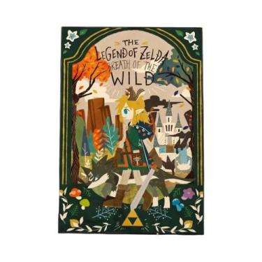Imagem de Pôsteres E Adesivos De Arte De Zelda Link, Murais De Parede Para Decor