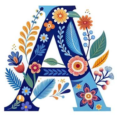 Imagem de JATOK Pintura personalizada por números, letras de pintura personalizadas para iniciantes em tela colorida, pintura de desenho de pigmento acrílico fácil DIY para família, amigos e decoração de casa