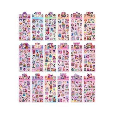 Imagem de Adesivos a Laser Criativos E Fofos Estilo Anime K-Pop Demon Hunters Pa