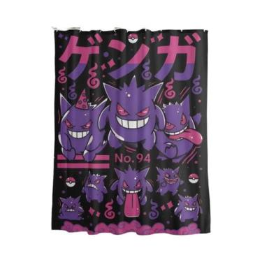 Imagem de Cortina De Chuveiro Com Desenho De Squirtle Pokemon, Decoração Leve Pa