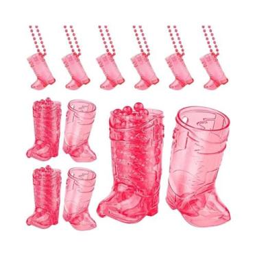 Imagem de Colar De Copos De Shot De Plástico Com Contas Em Formato De Bota De Co