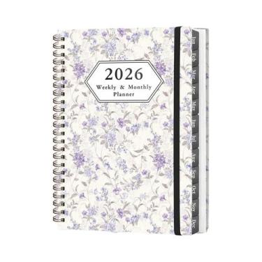 Imagem de Caderno Espiral A5 2026 Com Folhas Soltas Para Estudantes, Diários, Me