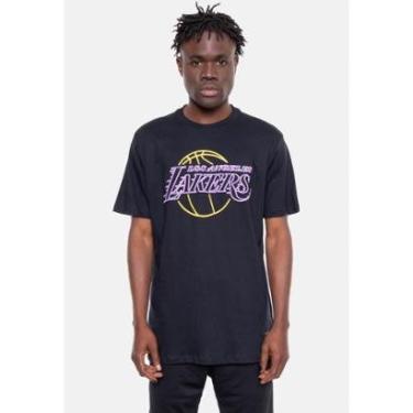 Imagem de Camiseta NBA Logo Sign Los Angeles Lakers Masculino-Masculino