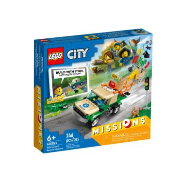 Imagem de Missões de Resgate de Animais Selvagens - Lego City 60353