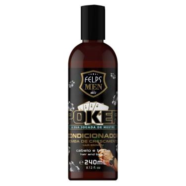Imagem de Condicionador Cabelo e Barba Poker Bomba de Crescimento Felps Men - 240ml