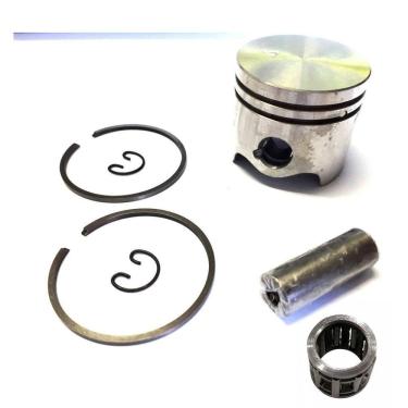 Imagem de Pistão 38Mm Anéis Pino Gaiola Para Roçadeira Stihl Fs220