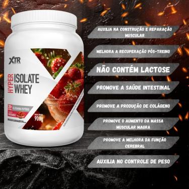 Imagem de XTR For Life Hyper Whey Isolate 900g Suplemento de Proteína Isolada-Unissex