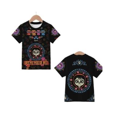 Imagem de Camiseta Infantil De Manga Curta Do Dia Dos Mortos, Disney Coco, Estam