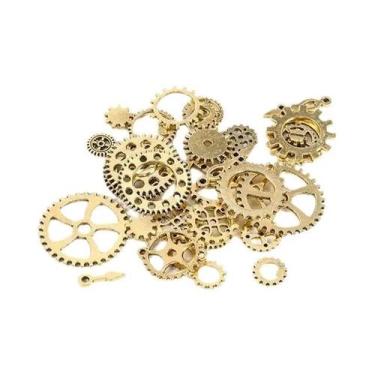 Imagem de Molde De Resina Epóxi Com Engrenagens Metálicas 50g 100g Para Joias DI