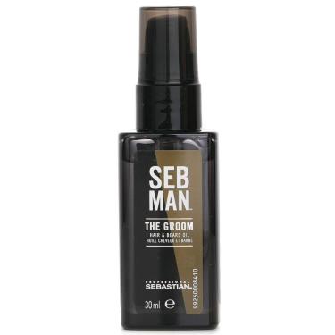 Imagem de Óleo de higiene Sebastian Seb Man The Groom para cabelo e barba 30 ml