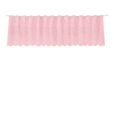 Imagem de Cortina Renda Cascata Bando Reta Veneza Cozinha -Tulipa Rose - Beija F