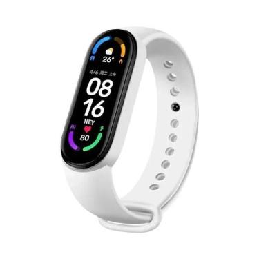 Imagem de Pulseira De Silicone Para Xiaomi Mi Band 4 5 6 7, Pulseira Esportiva M