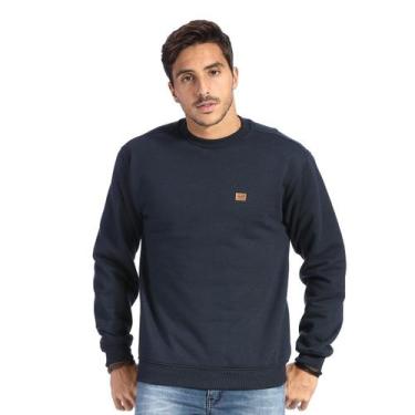 Imagem de Blusa de Moletom Careca VLCS Minimalista - VLCS - Violações, Marinho, 