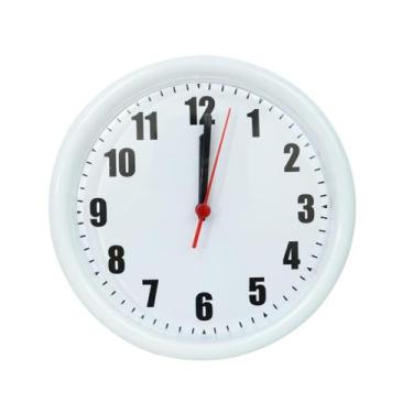 Imagem de Relógio de parede poliestireno 24cm - Fmart, M