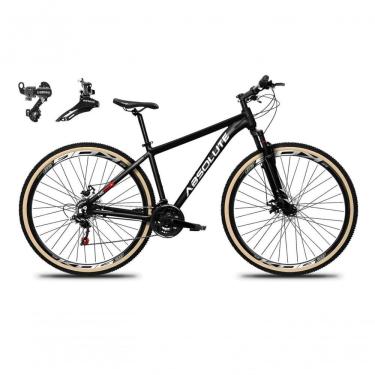 Imagem de Bicicleta Aro 29 Absolute Nero 5 Alumínio 24v Câmbios Shimano Freio A Disco Mountain Bike Preto 15