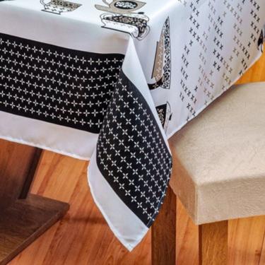 Imagem de Toalha De Mesa Vilela Em Oxford Retangular 2,10m X 1,40m 100% Poliéster - Café Da Manhã