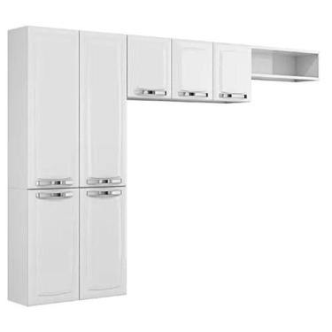 Imagem de Armário De Cozinha Aço Itatiaia 3 Peças Kit Rose Branco - 0