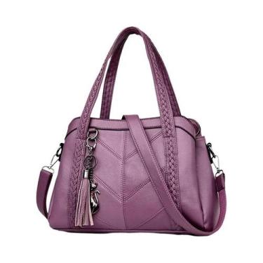 Imagem de Bolsa De Ombro De Designer De Alta Qualidade Em Couro PU Macio Com Fra