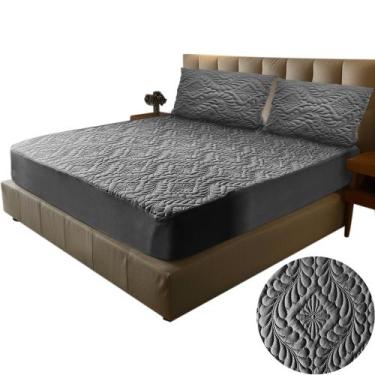 Imagem de Capa Protetora Para Colchão Matelado Avulso Casal Queen Para Cama box 