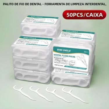 Imagem de 150 peças palitos de dente, palitos de fio dental, ferramentas interde