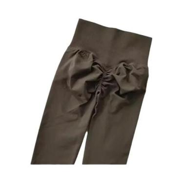 Imagem de Calças de Yoga Seamless de Cintura Alta - Leggings de Secagem Rápida p