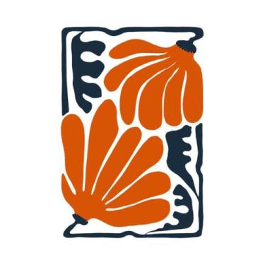 Imagem de Pôster De Arte Floral Boho, Pintura Em Tela, Arte Botânica Vintage Par