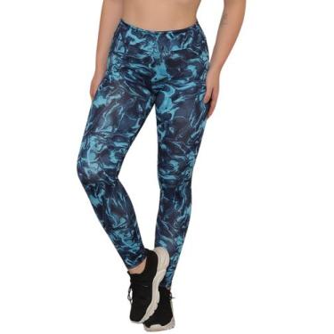 Imagem de Calça Legging Academia Feminina Esportiva Feminina Zero Transparência 