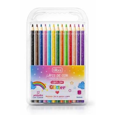Imagem de Lapis cor glitter 12c tilibra