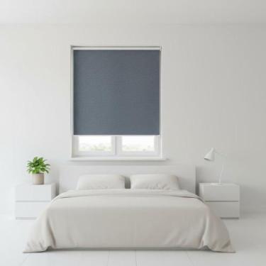 Imagem de Cortina Rolo Cinza 1,00(L) X 2,60(A)M Peça Pronta Textil Poliéster - P