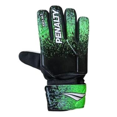 Imagem de Luva Para Goleiro Delta I Infanto Juvenil Penalty, Preto, Verde, P