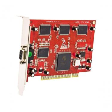 Imagem de Kit Placa DVR PCI SK-9808 08 Canais Real Time Expansível Até 32 Entradas 240 FPS 640 X...