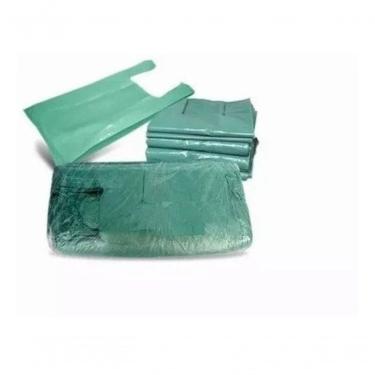 Imagem de Sacola Plástica Reciclada 30x40 Pacote 5KG Reforçada com Aproximadamente 435 Unidades Transparente Higipack