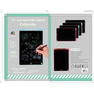 Imagem de Lousa Mágica Infantil Tablet Tela Lcd 8.5 10 12 Polegadas para Escrever e Desenhar com Caneta Plástico Oem