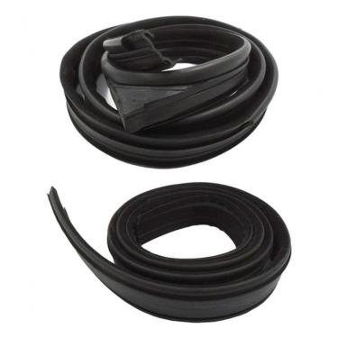 Imagem de Pestana Interna Dianteira Direita F103 para Ford Del Rey Pampa 4 Portas Após 78 Preto U...