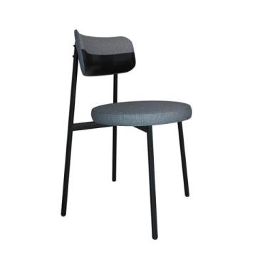 Imagem de Cadeira Kyta Fixa com 4 Pés 50 X 44,7 X 83,8 Cm com 1 Unidade - Metali