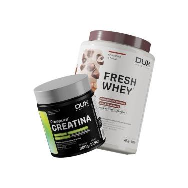 Imagem de KIT HIPERTROFIA FRESHWHEY 900g Creatina + Chocolate e Pasta de Amendoim-Unissex