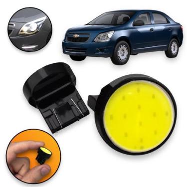Imagem de Par Lâmpadas Led Lanterna / Farolete Pingão T20 Para Cobalt - BR18