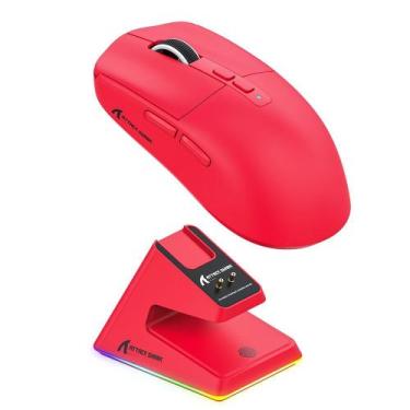 Imagem de Mouse Gamer sem Fio Attack Shark X6 Ultraleve com Base de Carregamento