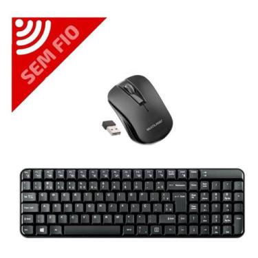 Imagem de Teclado E Mouse Sem Fio Multilaser