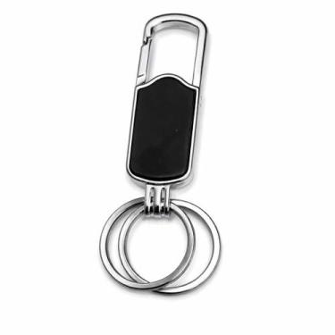 Imagem de Chaveiro 3 Em 1 Com Abridor De Garrafa Mosquetão 2 Argolas Metal Chave