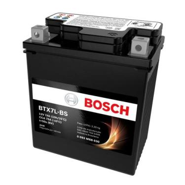 Imagem de Honda Bateria Biz 125 Es 7ah Bosch Btx7l-bs (ytx7l-bs)