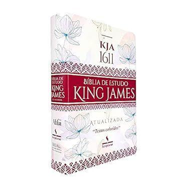 Imagem de Bíblia de Estudo King James Atualizada - Flora - Scripturae