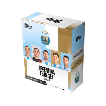 Imagem de Box Topps Argentina Team Set 2024 Com 1 Card Auto ou Relic