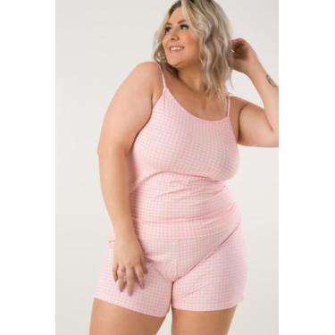 Imagem de Pijama De Microfibra Estampada C/ Alça Regulável - 100 Frescura Moda Í