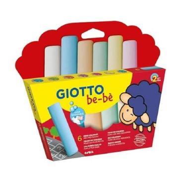 Imagem de Giz de Chão JUMBO Giotto Bebê 6 cores - Canson